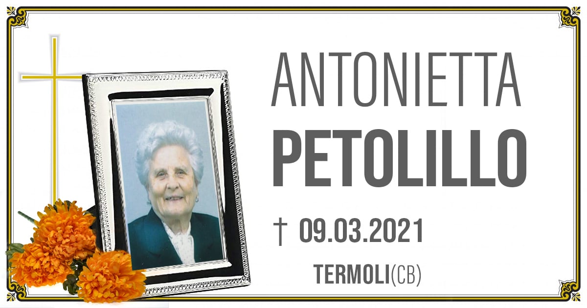 ANTONIETTA PETOLILLO 09.03.2021