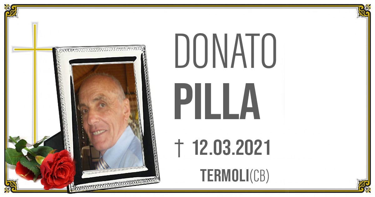 DONATO PILLA 12.03.2021