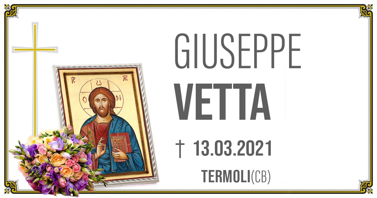 GIUSEPPE VETTA 13.03.2021