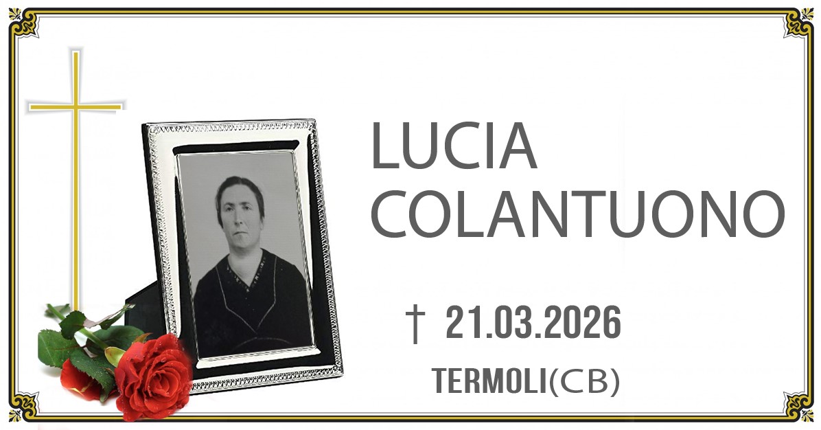 LUCIA COLANTUONO 21/03/2026