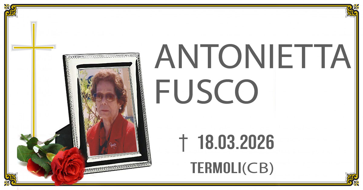 ANTONIETTA FUSCO 18/03/2026