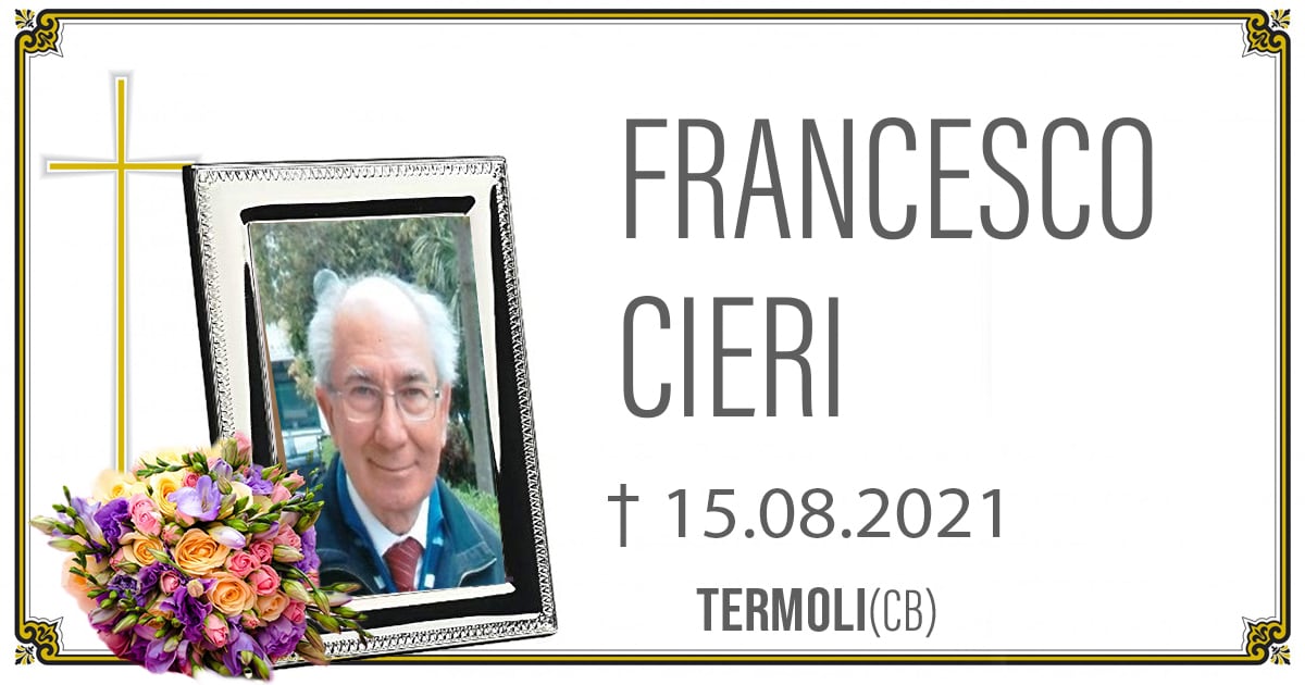 ING. FRANCESCO CIERI 16-08-2021 