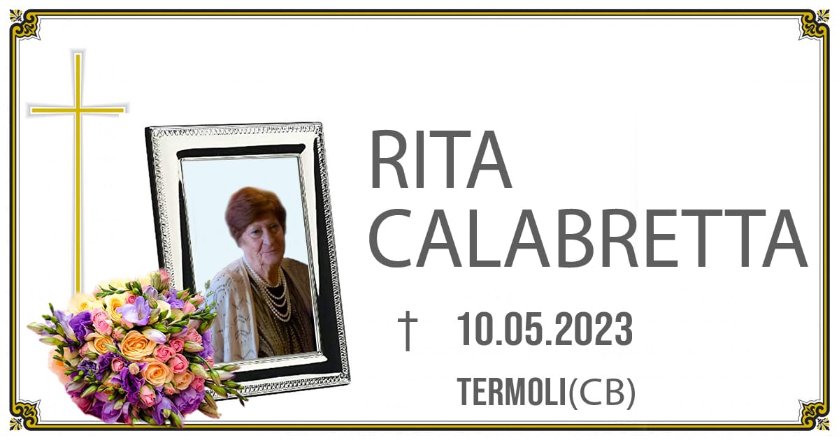 RITA CALABRETTA 10/05/2023