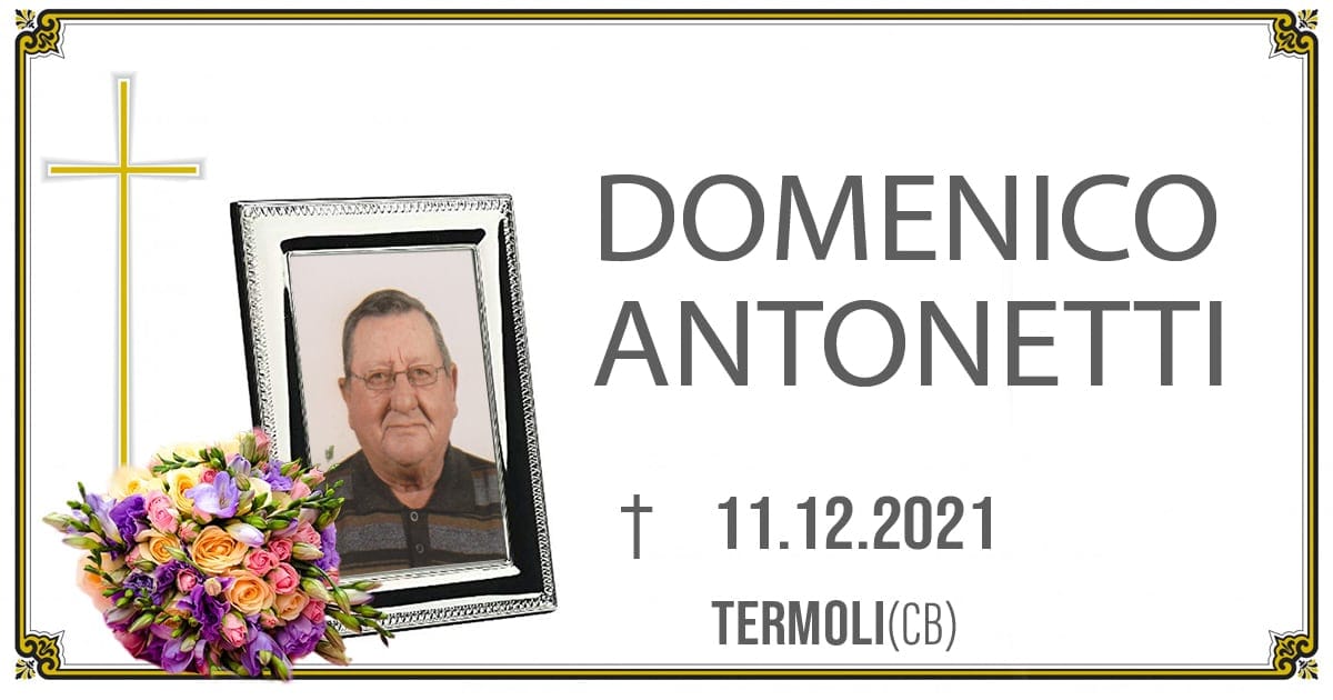 DOMENICO ANTONETTI 11/12/2021  
