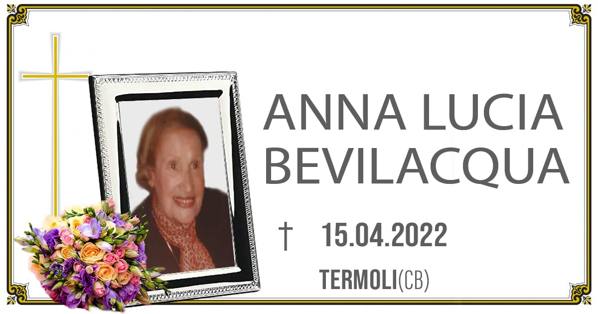 ANNA LUCIA BEVILACQUA 15/04/2022
