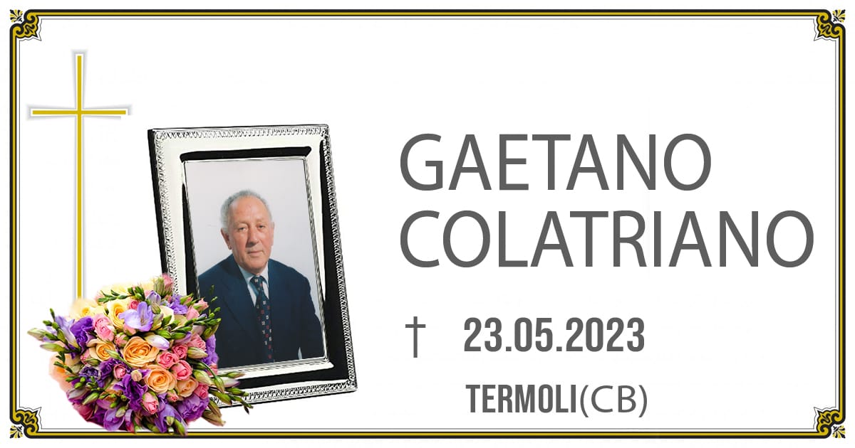 GAETANO COLATRIANO 23/05/2023 
