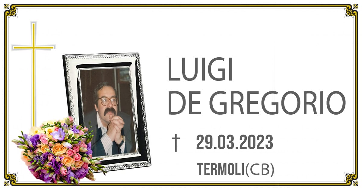 LUIGI DE GREGORIO 29/03/2023