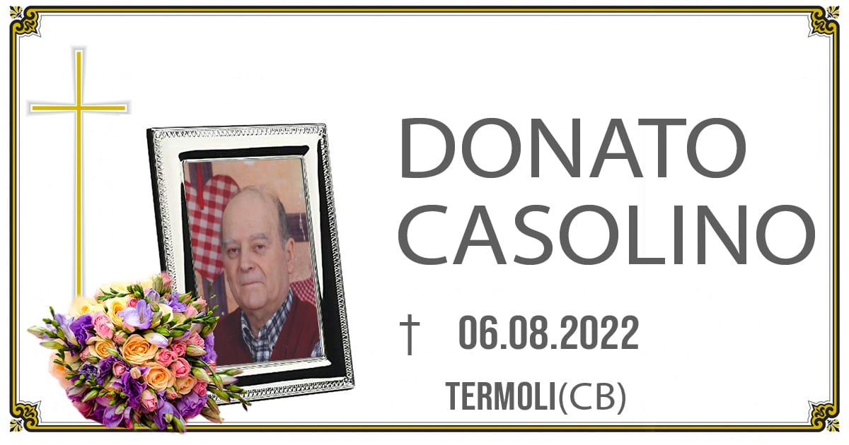 DONATO CASOLINO  06/08/2022