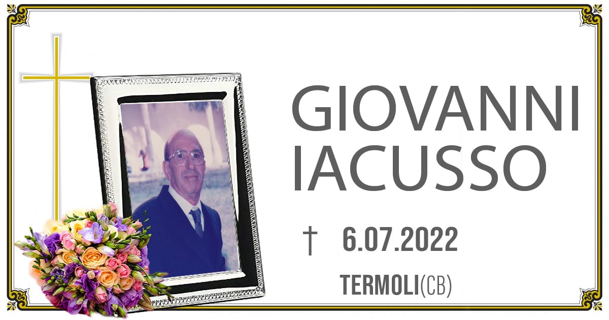 GIOVANNI IACUSSO 06/07/2022    