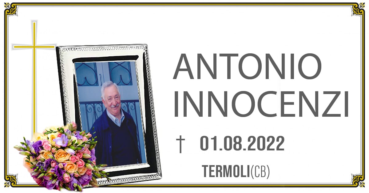 ANTONIO INNOCENZI 01/08/2022