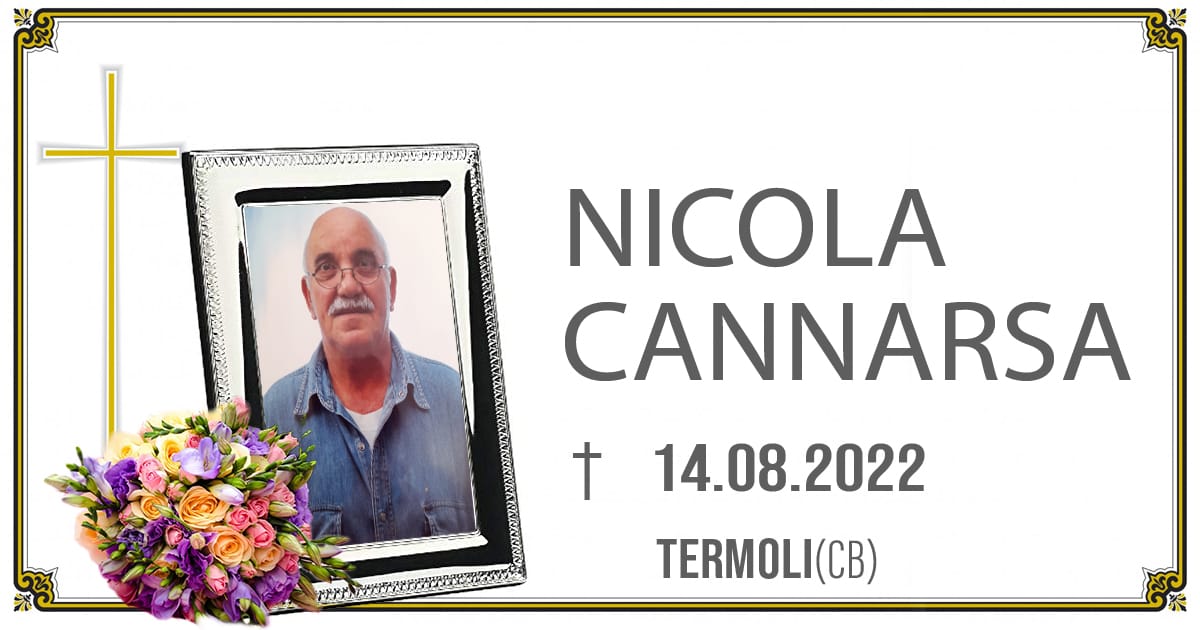 NICOLA CANNARSA  14/08/2022