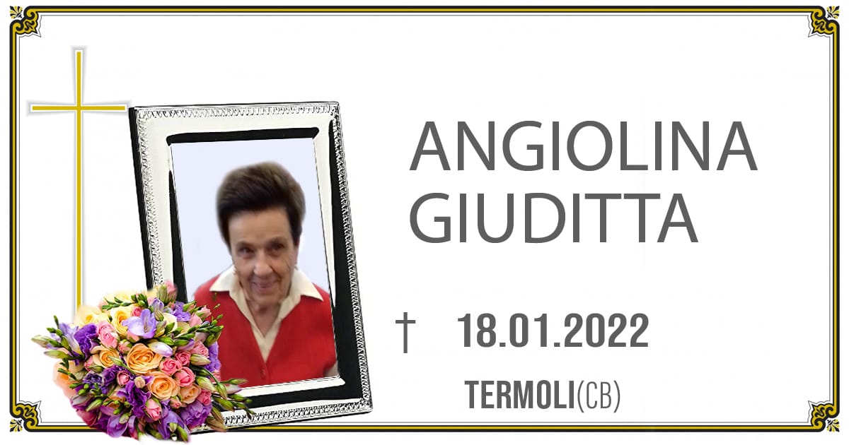 ANGIOLINA GIUDITTA 18/01/2022         