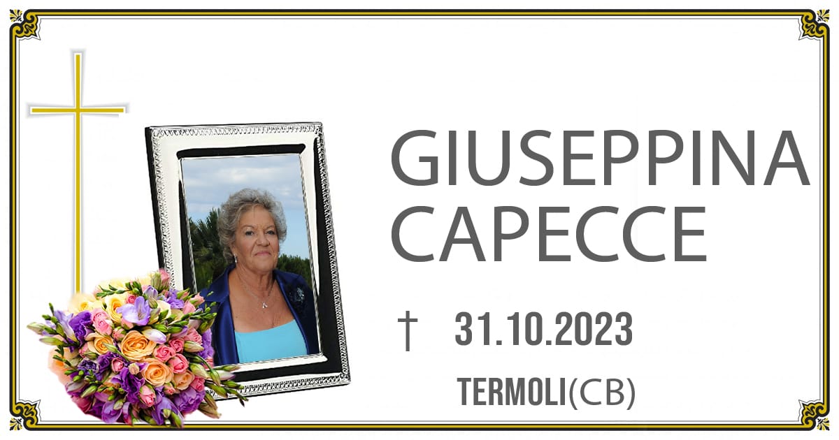 GIUSEPPINA CAPECCE 31/10/2023