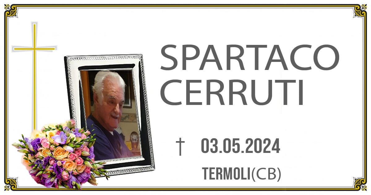 SPARTACO CERRUTI 03/05/2024  
