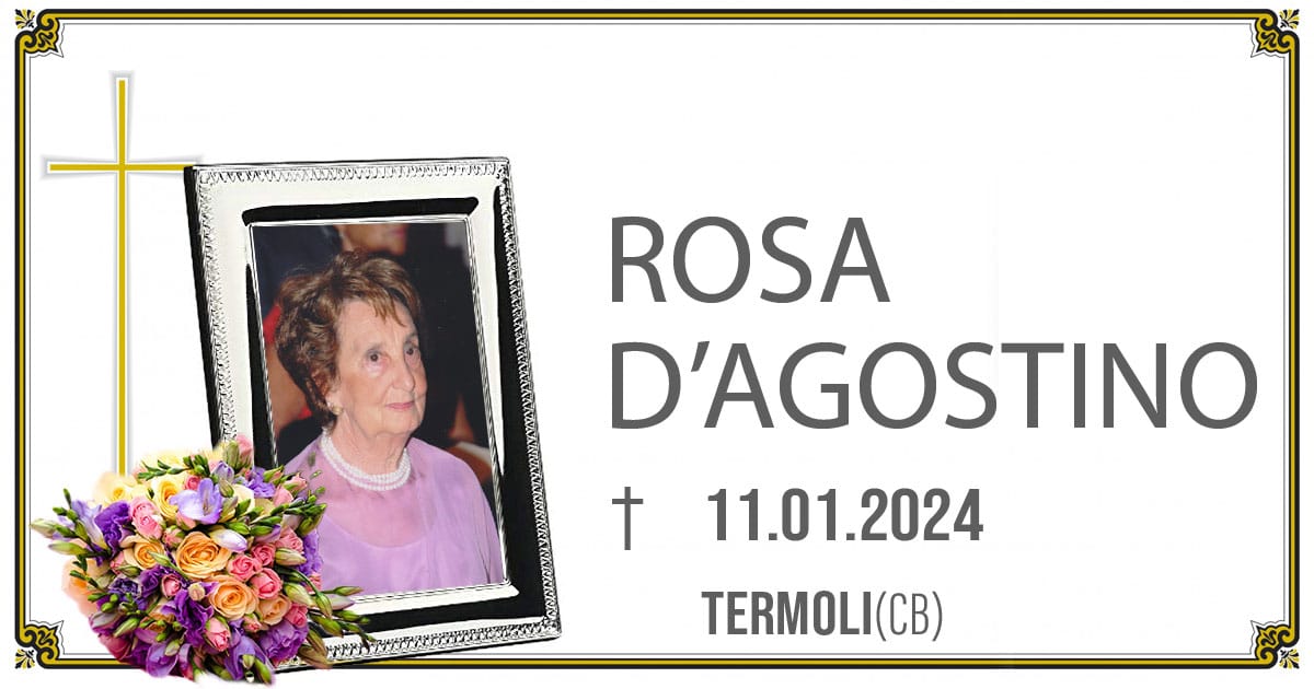 ROSA D'AGOSTINO DE VITO 11/01/2024