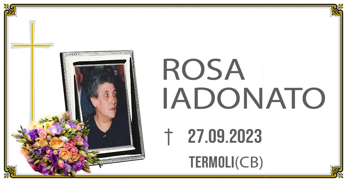 ROSA IADONATO 27/09/2023