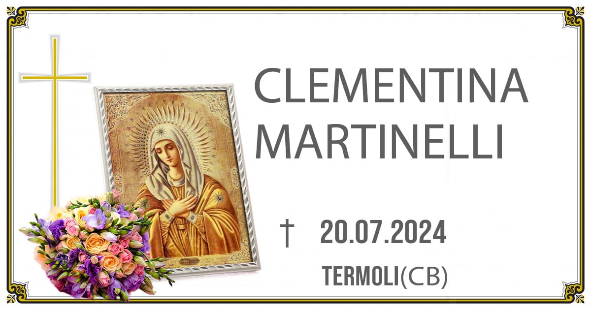 CLEMENTINA MARTINELLI 20/07/2024