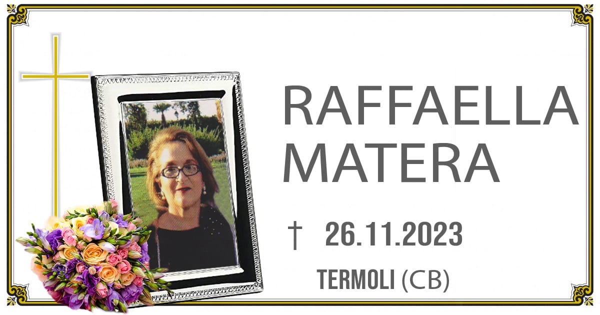 RAFFAELLA MATERA 26/11/2023 