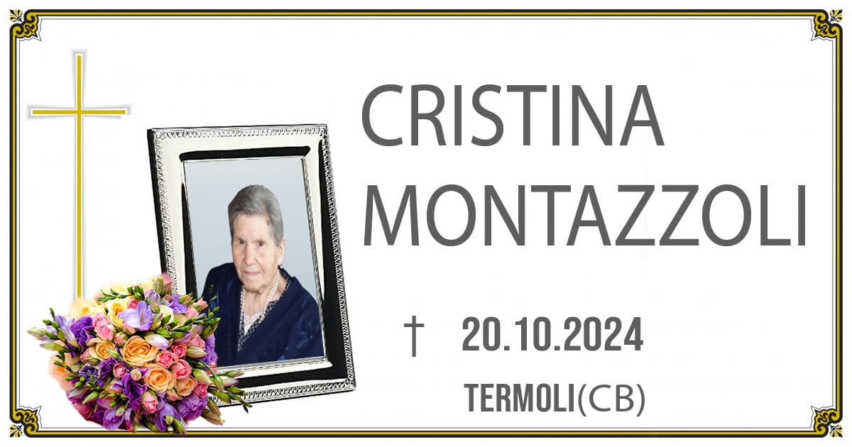 CRISTINA MONTAZZOLI 20/10/2024 
