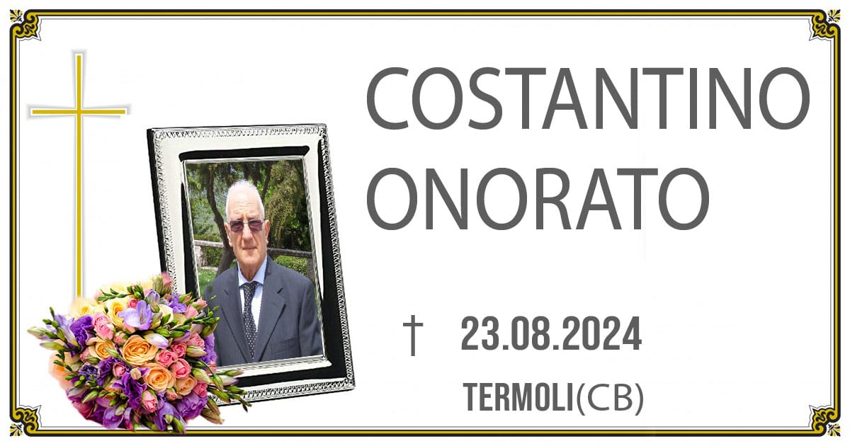 COSTANTINO ONORATO 23/08/2024 
