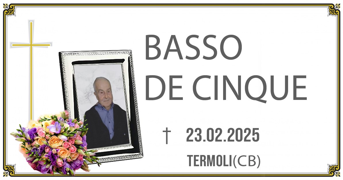 BASSO DE CINQUE 23/02/2025