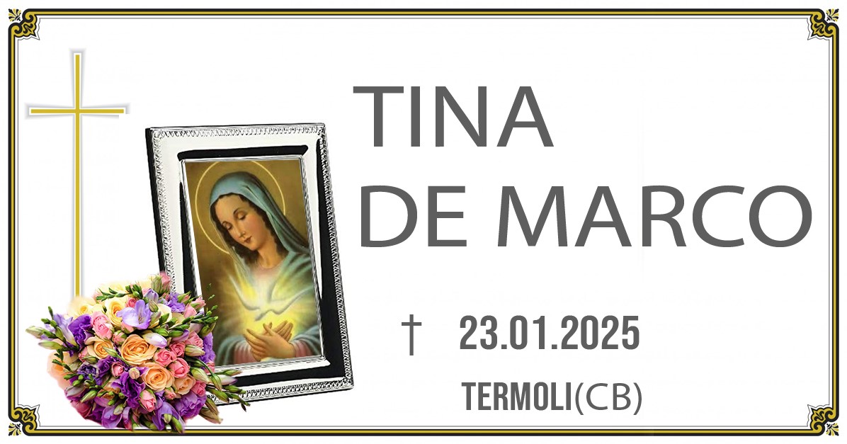 TINA DE MARCO 23/01/2025