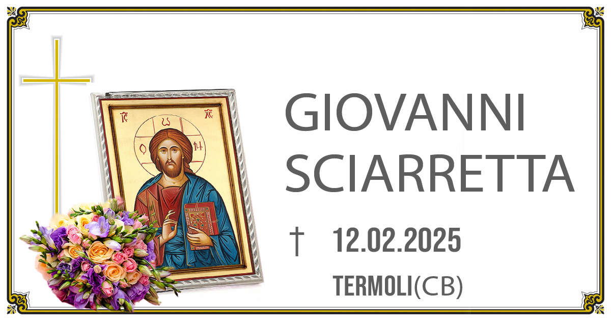 GIOVANNI SCIARRETTA 12/02/2025