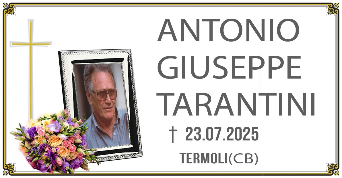 ANTONIO GIUSEPPE TARANTINI 23/07/2025