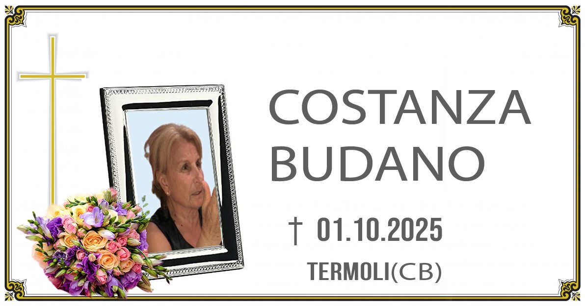 COSTANZA BUDANO 01/10/2025