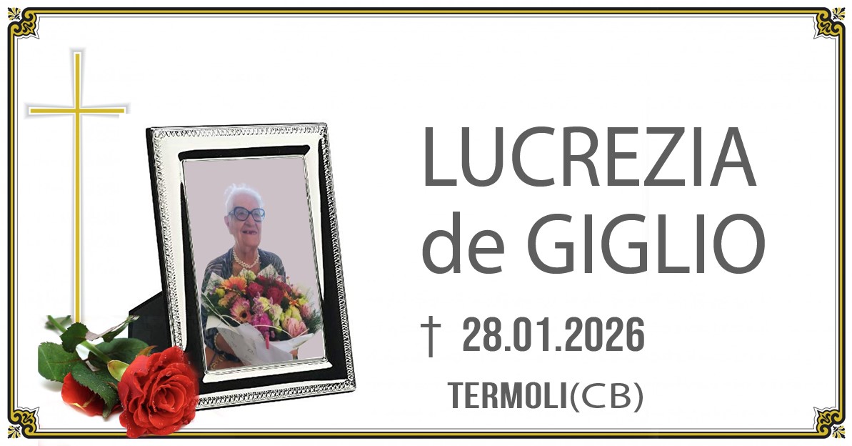 LUCREZIA DE GIGLIO 28/01/2026