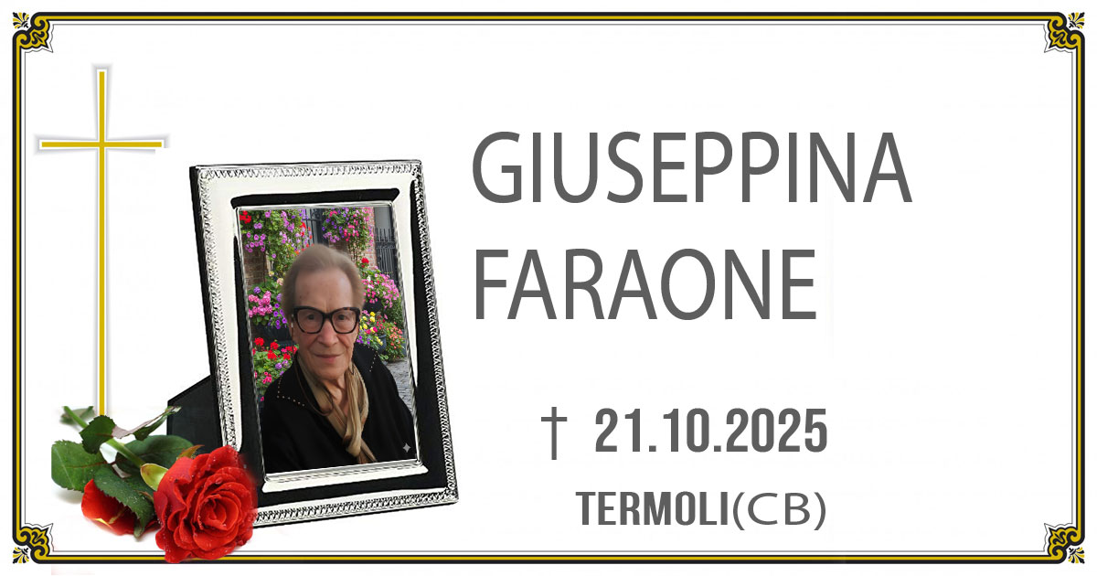 GIUSEPPINA FARAONE 21/10/2025