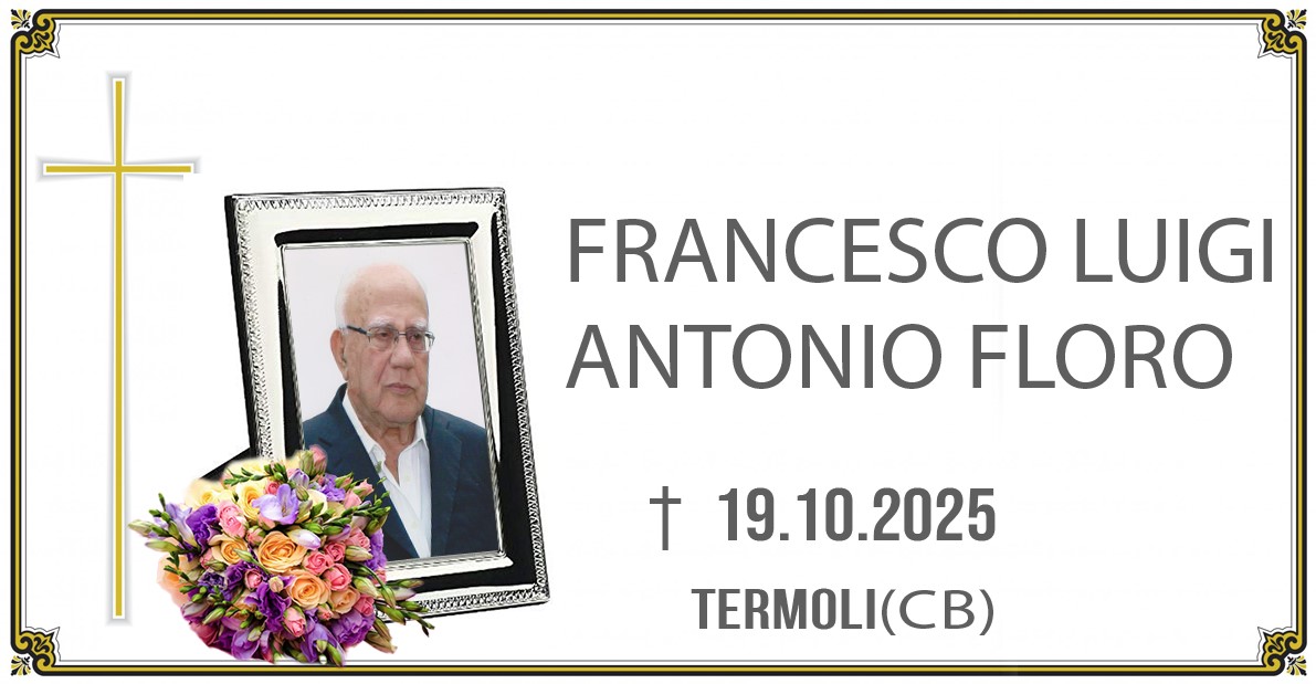 FRANCESCO LUIGI ANTONIO FLORO 19/10/2025