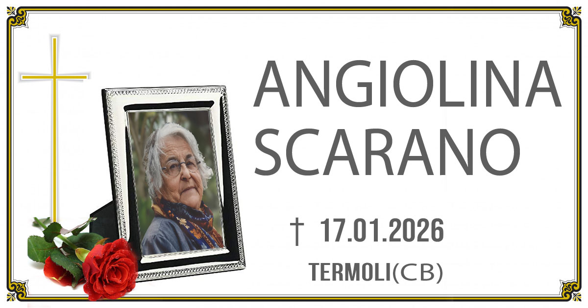 ANGIOLINA SCARANO 17/01/2026